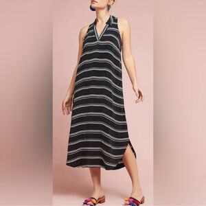 Anthropologie Striped Midi Dress